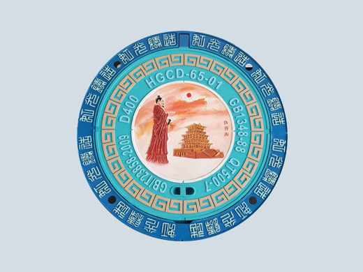 彩绘井盖